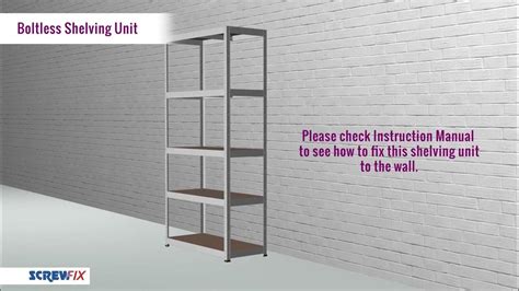 metal storage shelves screwfix